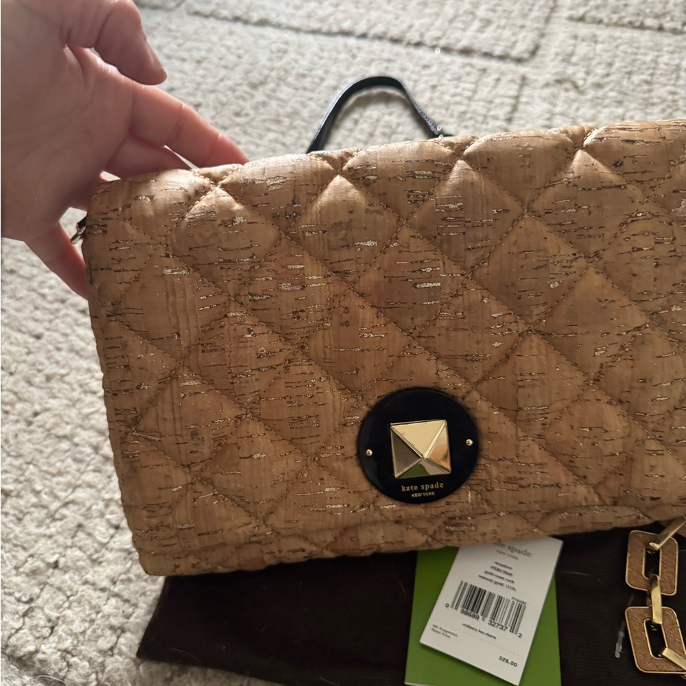 Kate Spade Gold Coast Cork Dove Crossbody Bag